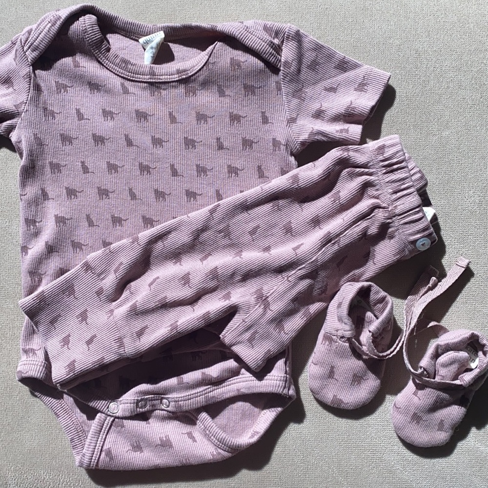 Kate Quinn Purple Kids Matching Set